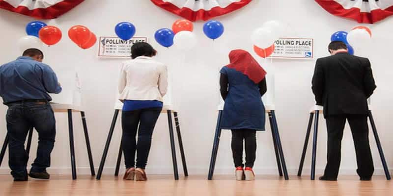 Voters At The Polls
