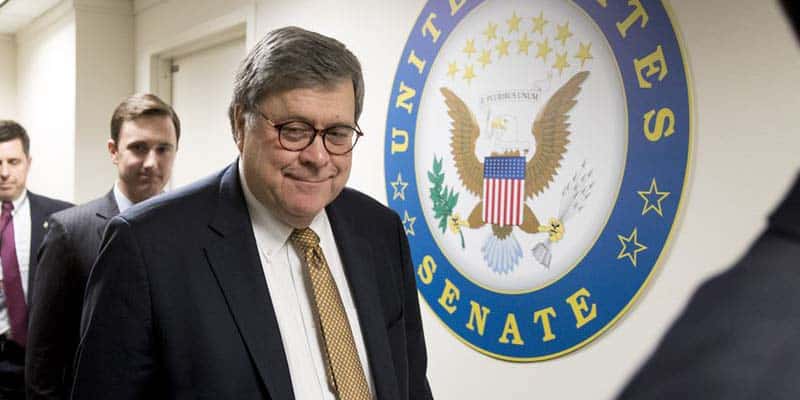 William Barr getting to work