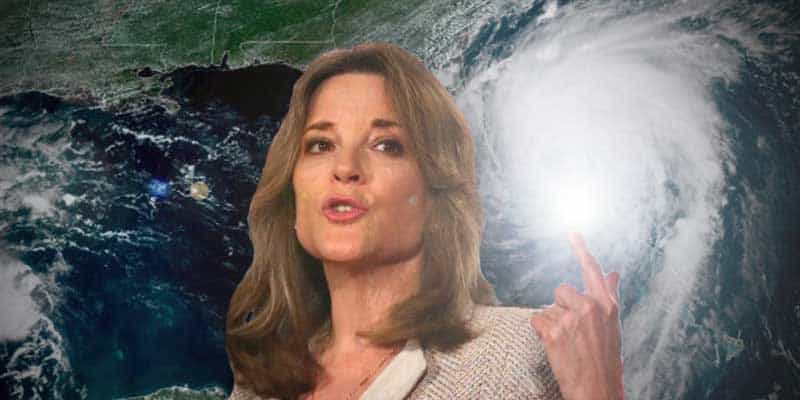 marianne williamson hurricane dorian