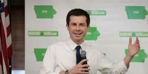 pete buttigieg iowa polls third odds