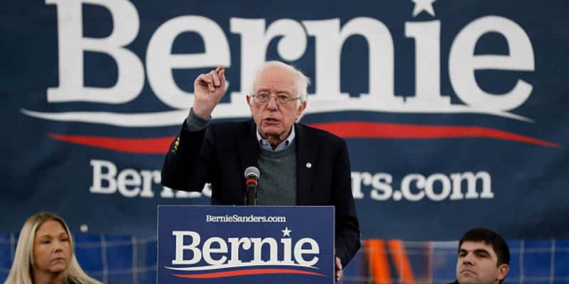 Bernie sanders surge polls odds