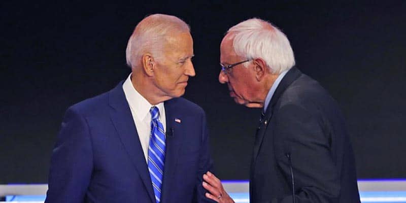 Joe Biden Bernie Sanders odds polls favorites