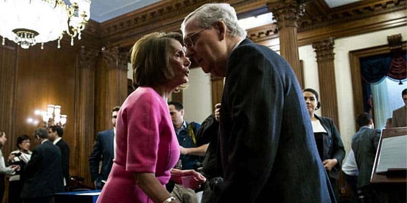 nancy pelosi mitch mcconnell senate removal vote