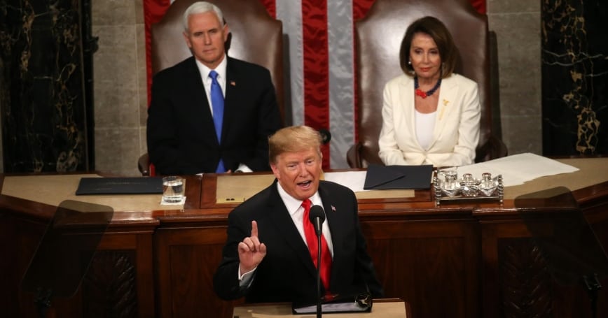 Trump state of the union props 2020