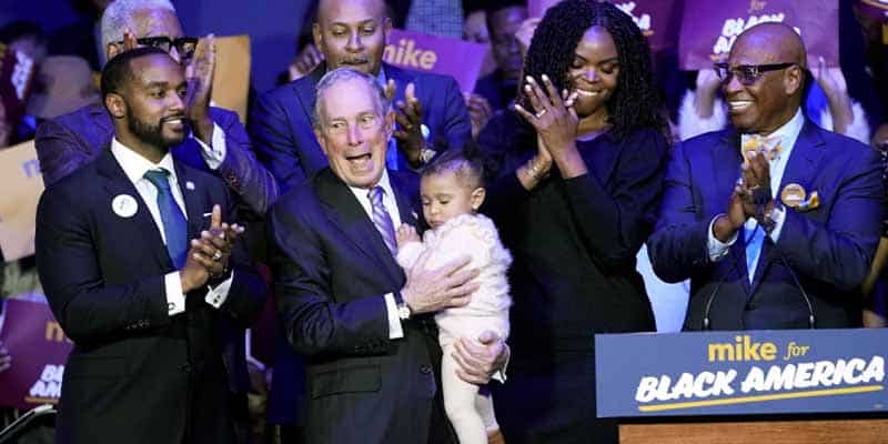 bloomberg holding baby