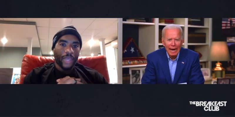 Charlemagne Tha God and Joe Biden interview
