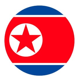 North Korea button