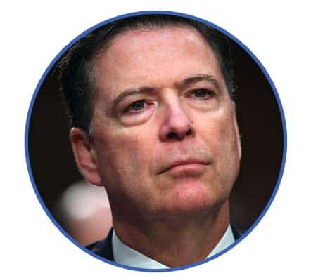 James Comey mad