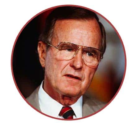 George H Bush mad