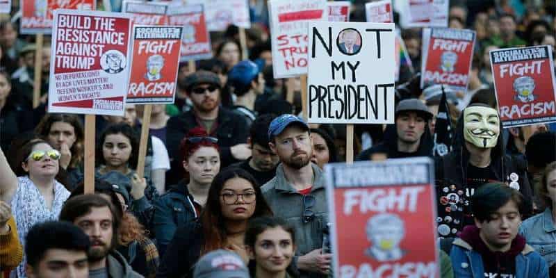 Protesters In Seattle