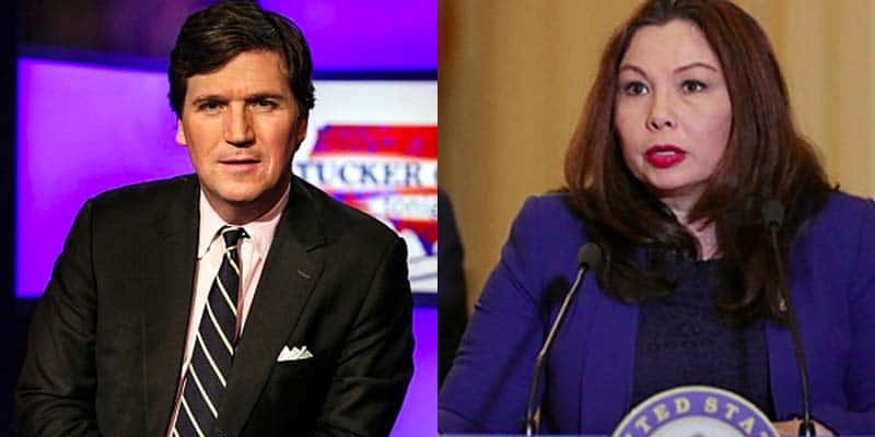 Tucker Carlson and Senator Tammy Duckworth