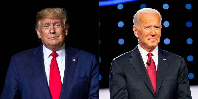 Trump to the left of Biden