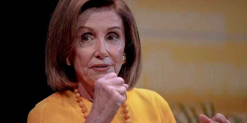 Nancy Pelosi pumping her fist