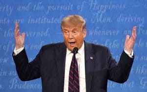 Trump Hands Up