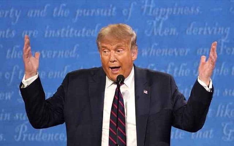 Trump Hands Up