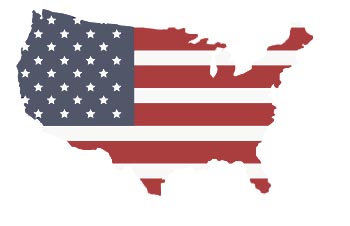 US States outline