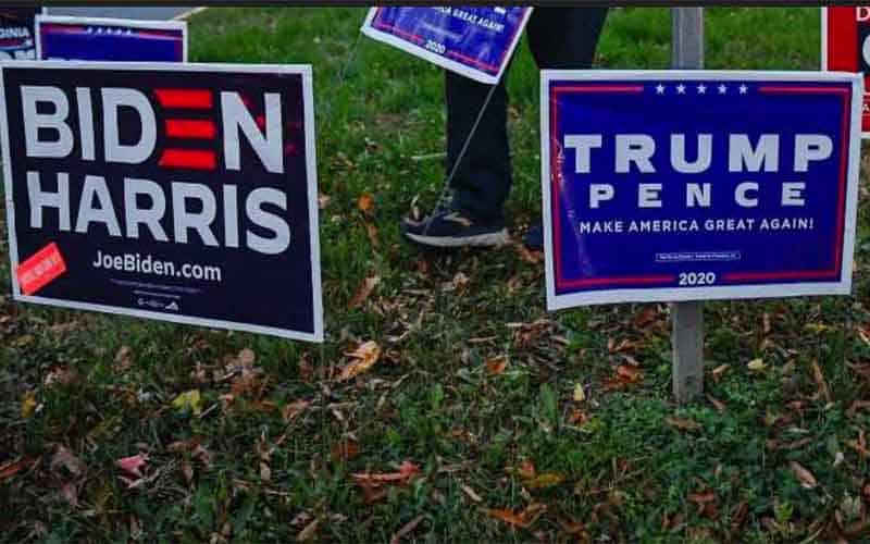 Biden Trump signs
