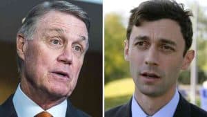 David Perdue and Jon Ossoff