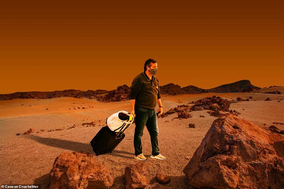 Ted Cruz visits Mars