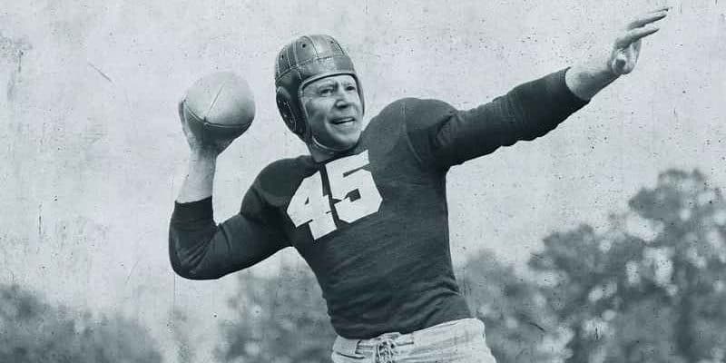 joe biden as an old time football player