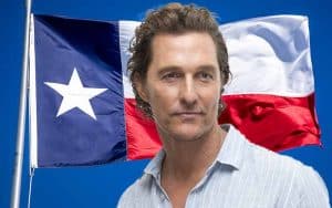 TX Gubernatorial odds for Matthew McConoughey