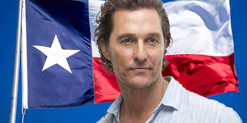 TX Gubernatorial odds for Matthew McConoughey