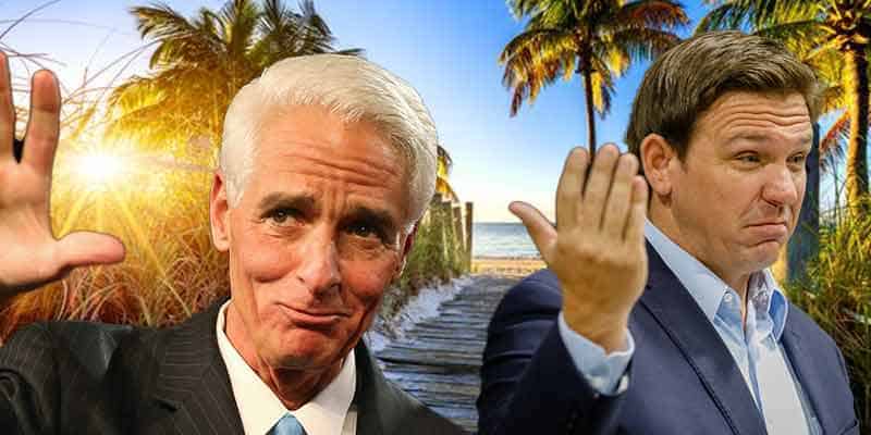 Florida Gubernatorial odds for DeSantis Crist 2022