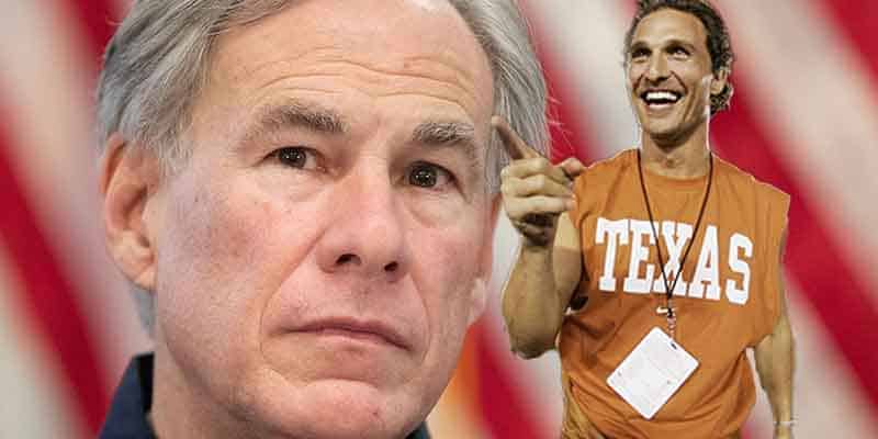 Greg Abbott odds for Texas McConaughey 2022 Governor