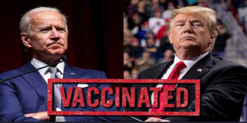 Trump Biden vaccine announcment