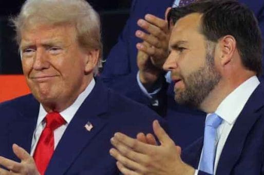 Trump and Vance at the 2024 RNC